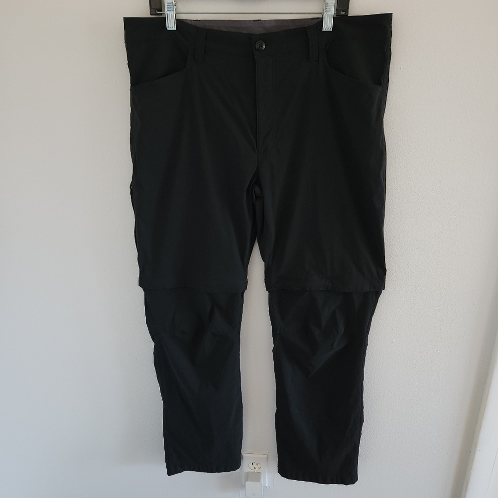 Eddie Bauer Lightweight Convertible Hiking Pants Black Men's 40x32